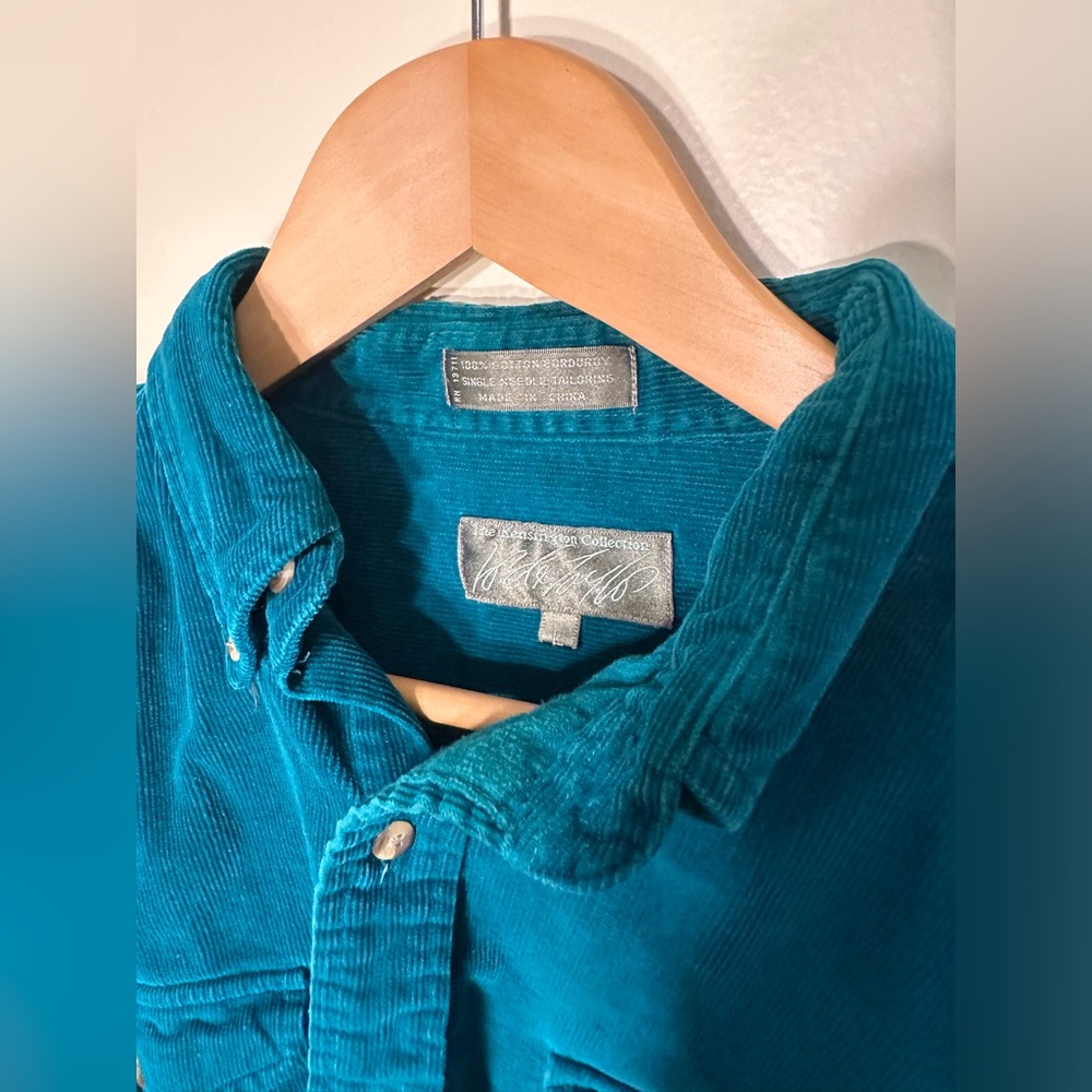 Lord and Taylor Classics Casual  Corduroy Shirt Long Sleeve Size Large - Picture 3 of 6
